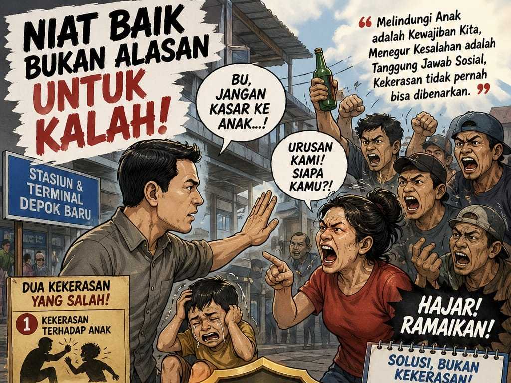 Prajurit Peduli Anak, Dibalas Pengeroyokan 