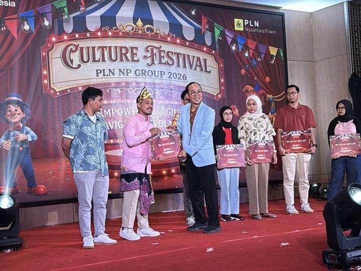 Bawa Semangat AKHLAK, PLN NP UP Bandar Lampung Sabet Penghargaan The Culture Doer 2026