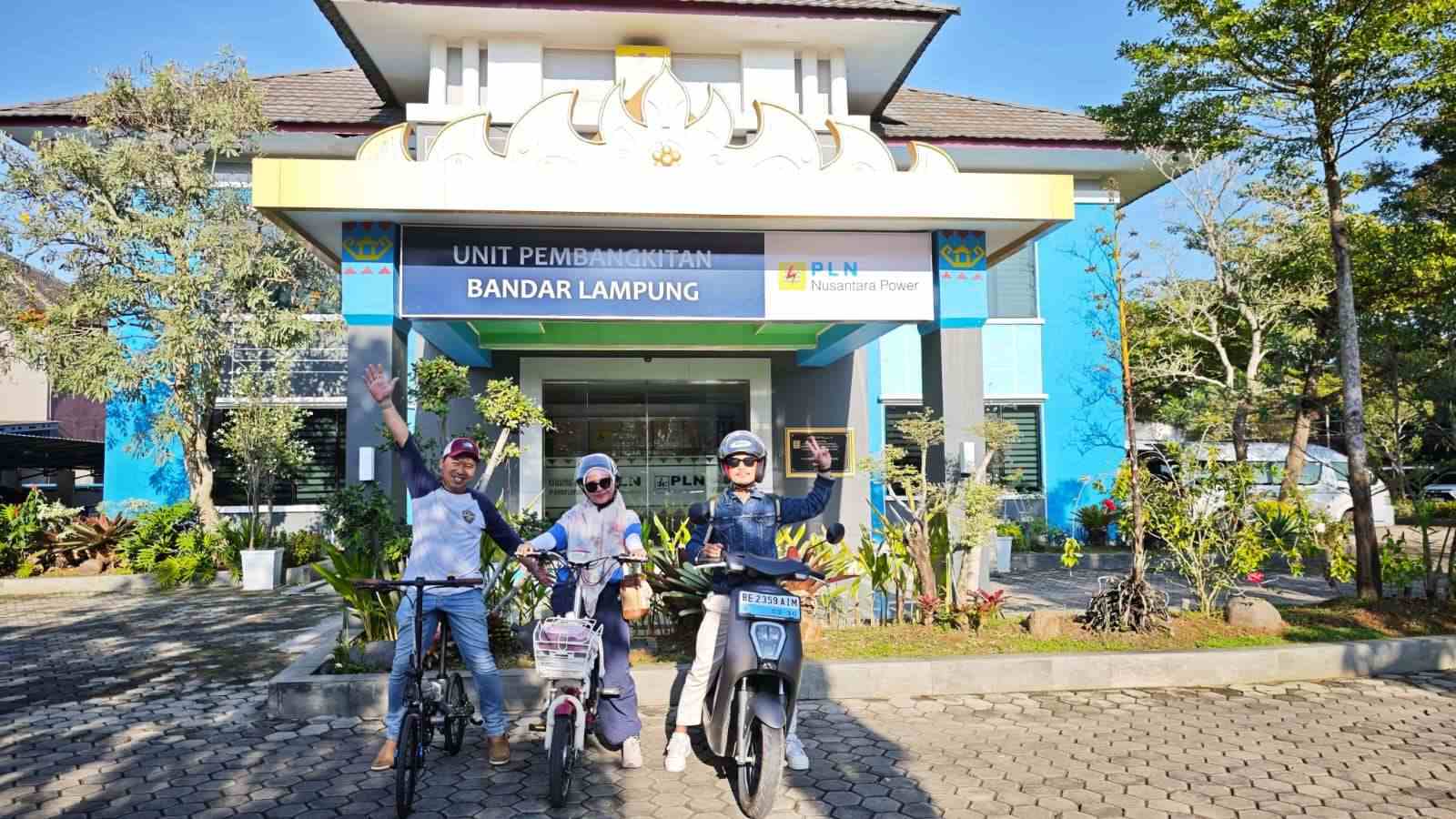 Gaya Hidup Hijau di PLN NP Bandar Lampung, Ke Kantor Tanpa Emisi Setiap Jumat