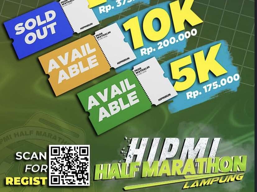 Antusiasme Tinggi, HIPMI Half Marathon Lampung Jadi Magnet Baru Komunitas Lari