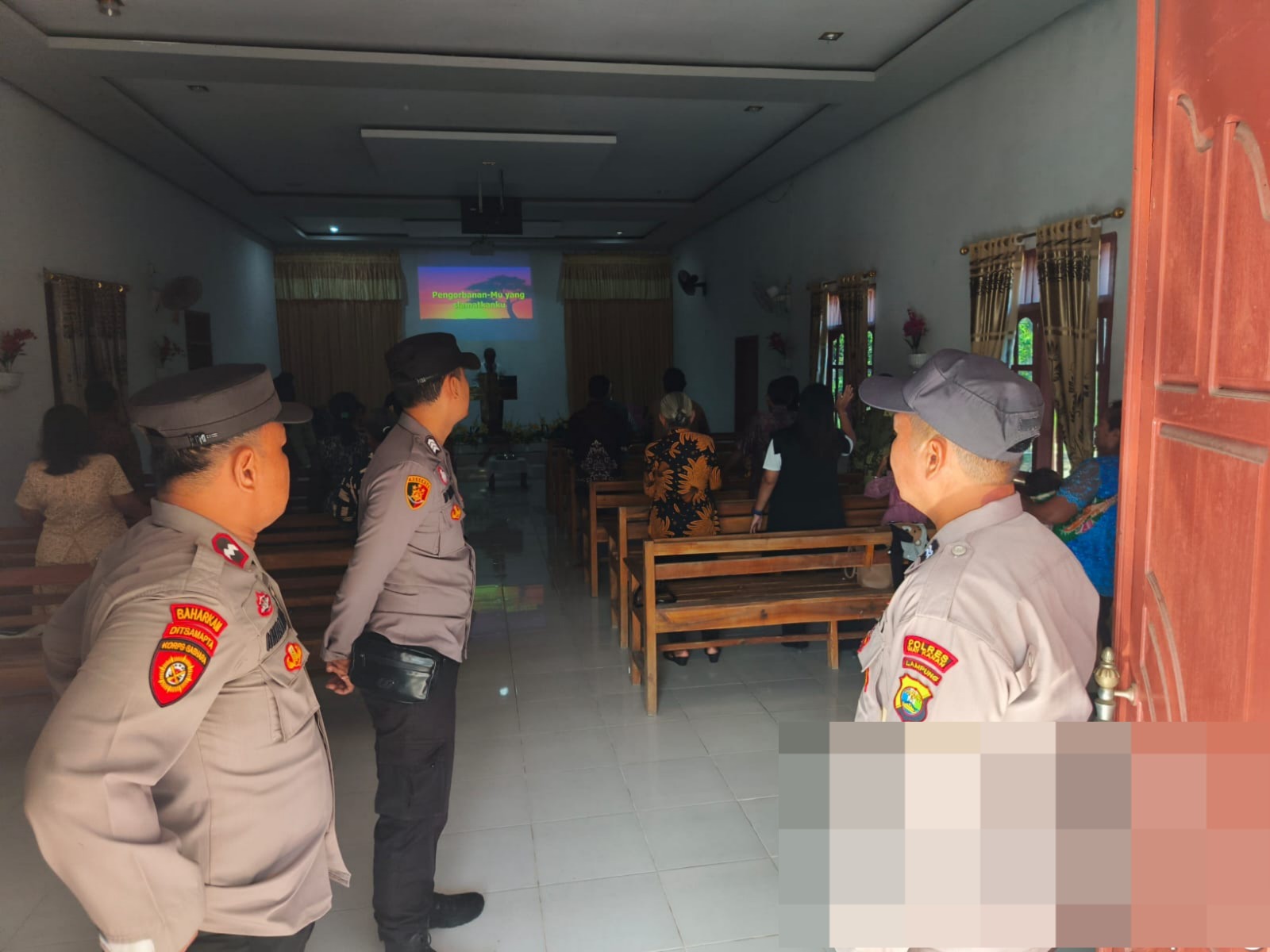 Rayakan Paskah 2026, Polsek Negeri Besar Kawal Ketat Ibadah Jemaat GPDI Sri Basuki