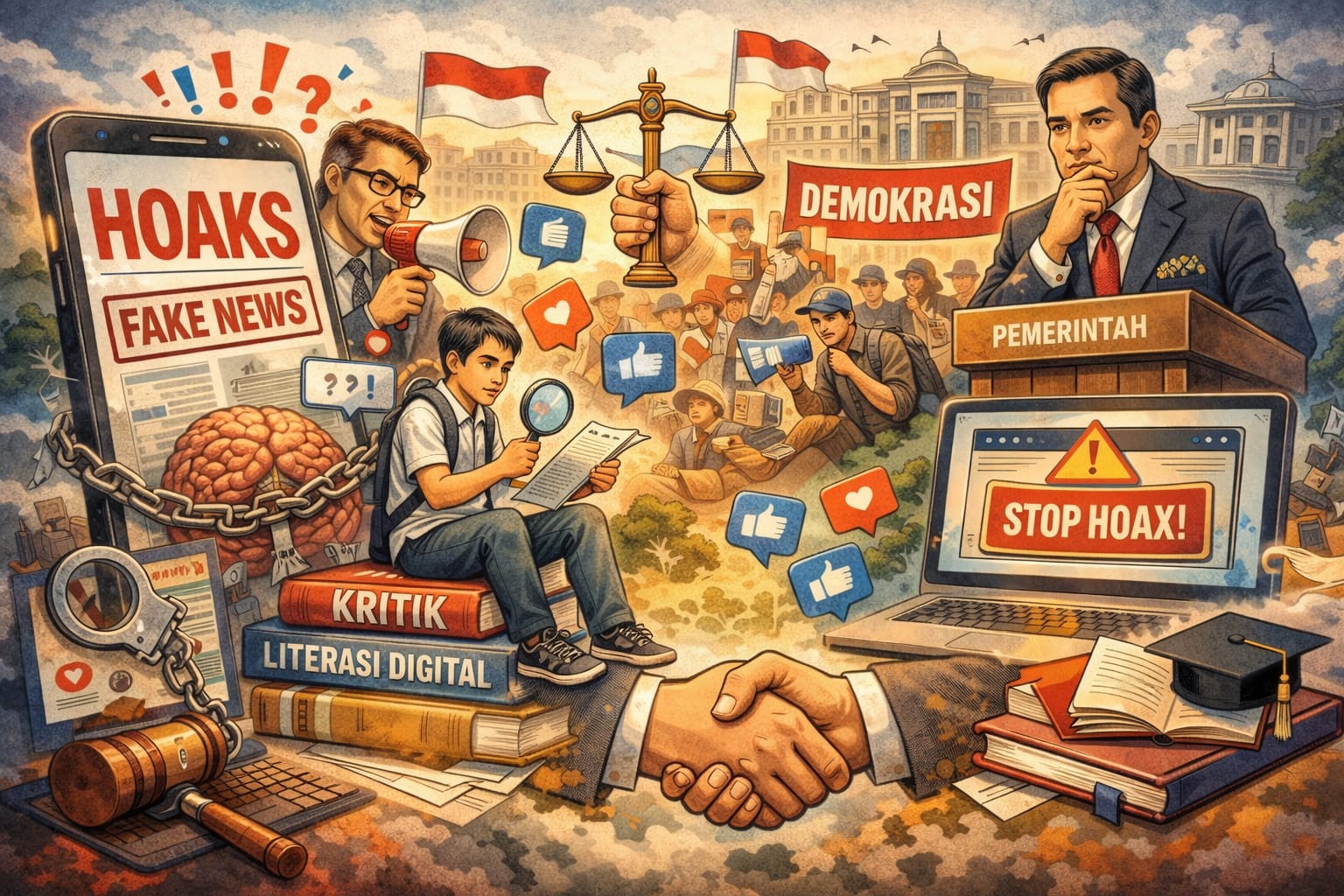 Hoaks, Kritik, dan Kedewasaan Berdemokrasi