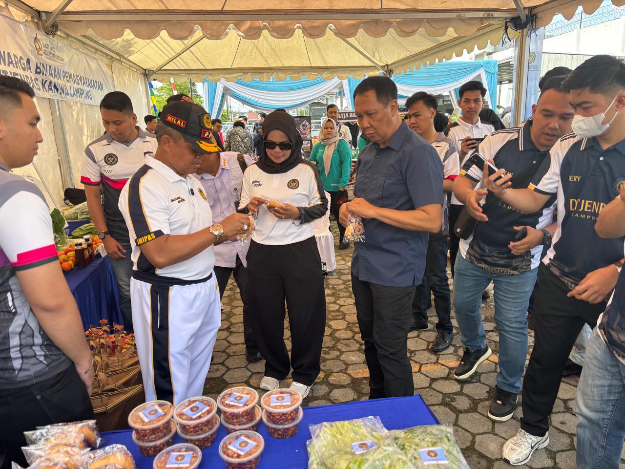 Produk Unggulan Lapas Way Kanan Jadi Primadona di Bazar HBP Ke-62 Kanwil Lampung