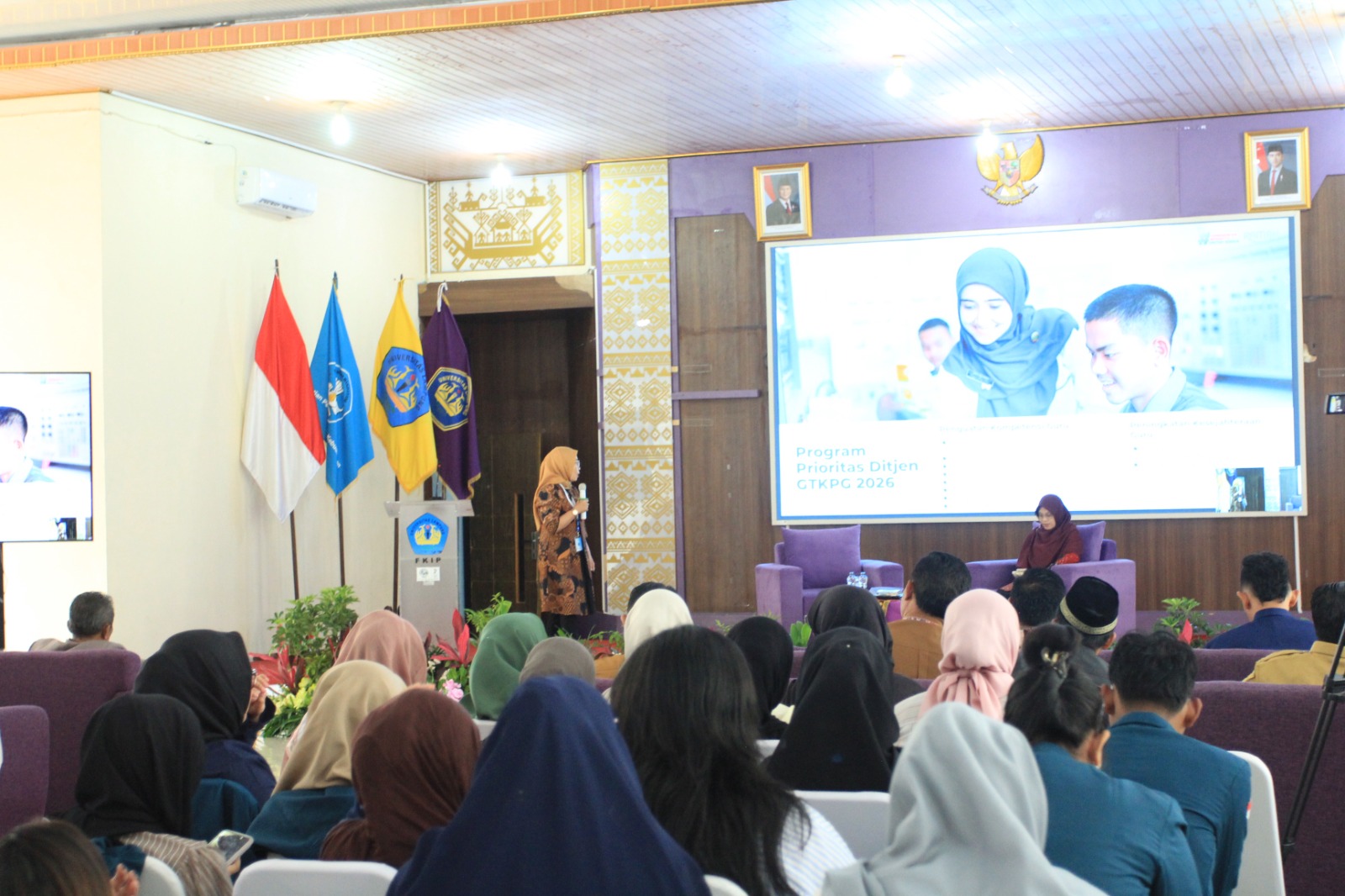 Dirjen GTK Prof Nunuk Suryani Paparkan Peta Jalan Guru Masa Depan di FKIP Unila