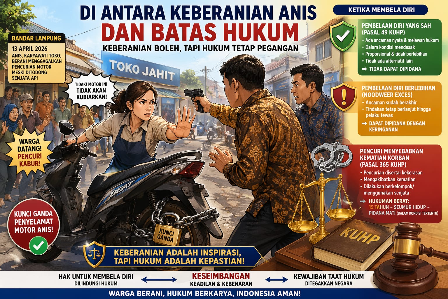 Di Antara Keberanian Anis dan Batas Hukum