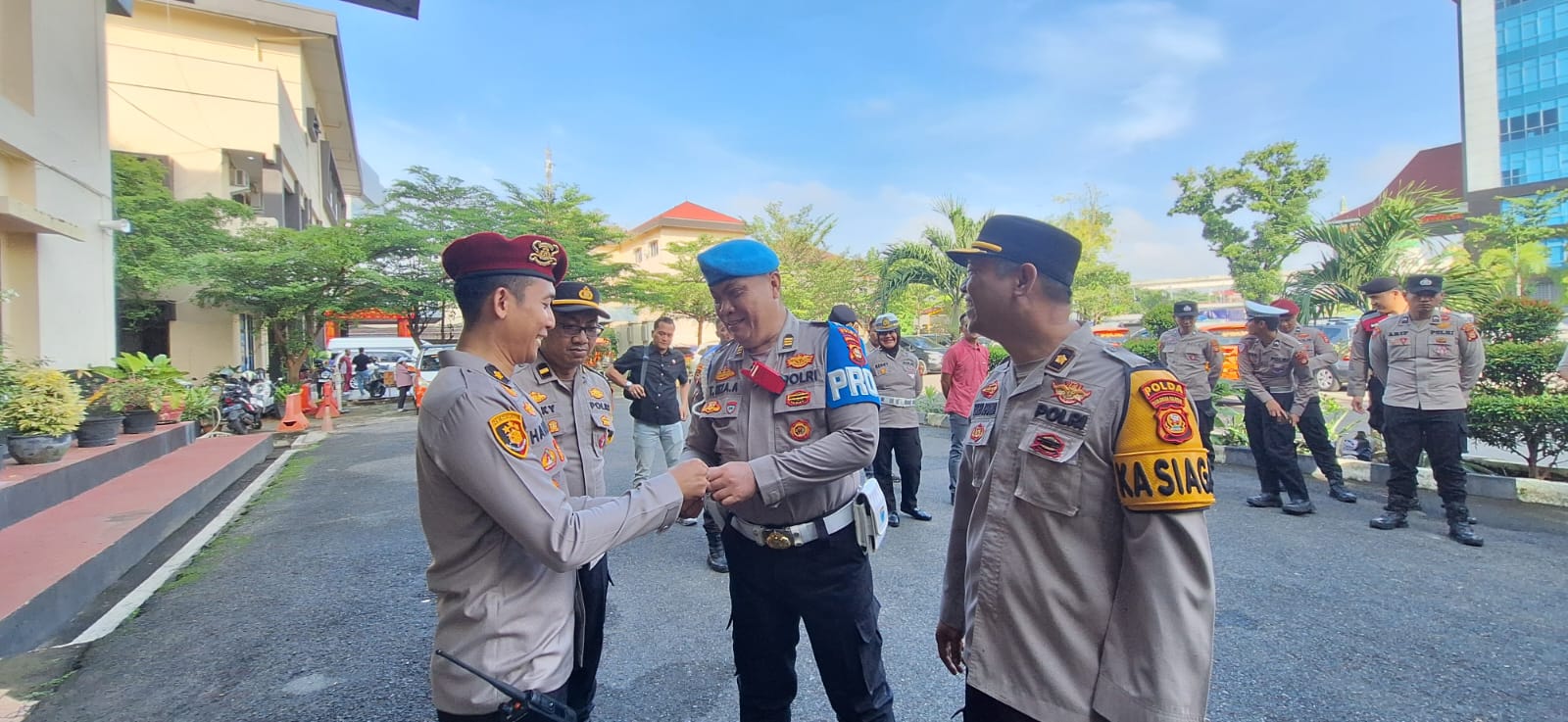 Polda Sumsel Tertibkan Penggunaan Rotator dan TNKB Rahasia Personel