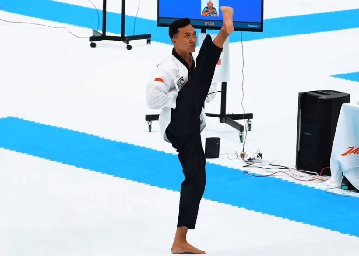 Polisi Pesisir Barat Sabet Tiga Medali Emas di Kejuaraan Dunia Taekwondo Osaka