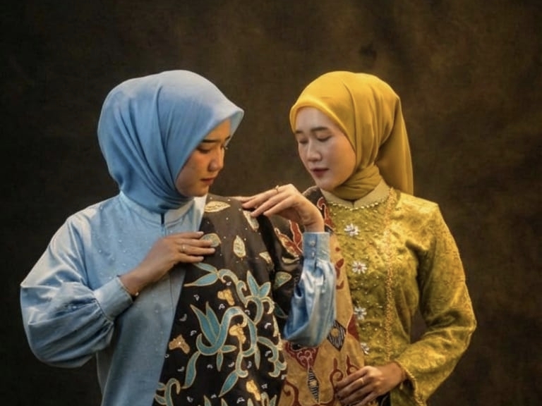 Inspirasi Persit Korem 043/Gatam, Bidan Asri Sukses Lestarikan Tapis Lampung Lewat Inovasi Batik