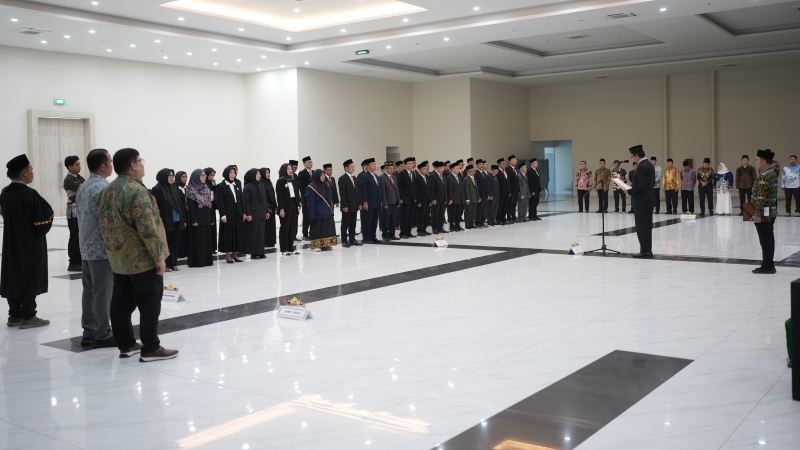 UIN Raden Intan Lampung Lantik Pejabat 2026–2030, Rektor Tekankan Fokus pada Core Bisnis Perguruan Tinggi
