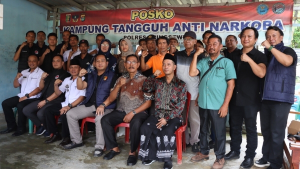 Polres Pringsewu Gencarkan Edukasi Narkoba, Gadingrejo Timur Jadi Kampung Percontohan