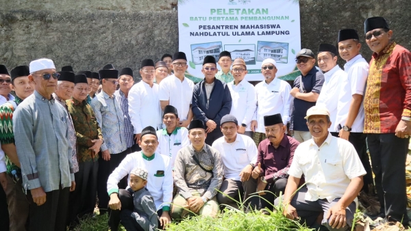 PWNU Lampung melalui LP Ma’arif Bangun Pesantren Mahasiswa NU