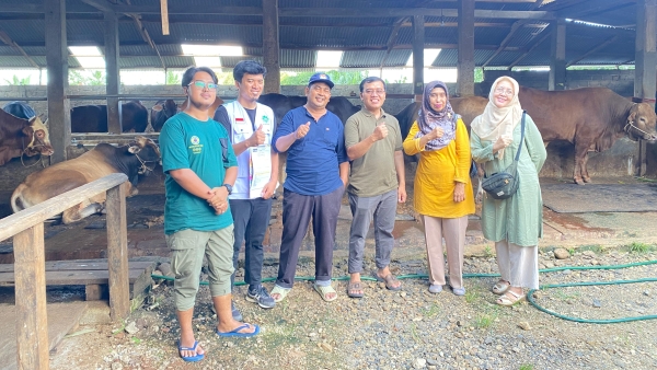 Ketua Panitia Qurban Masjid Al Iman Gedong Meneng Turun Langsung Survei Hewan Qurban