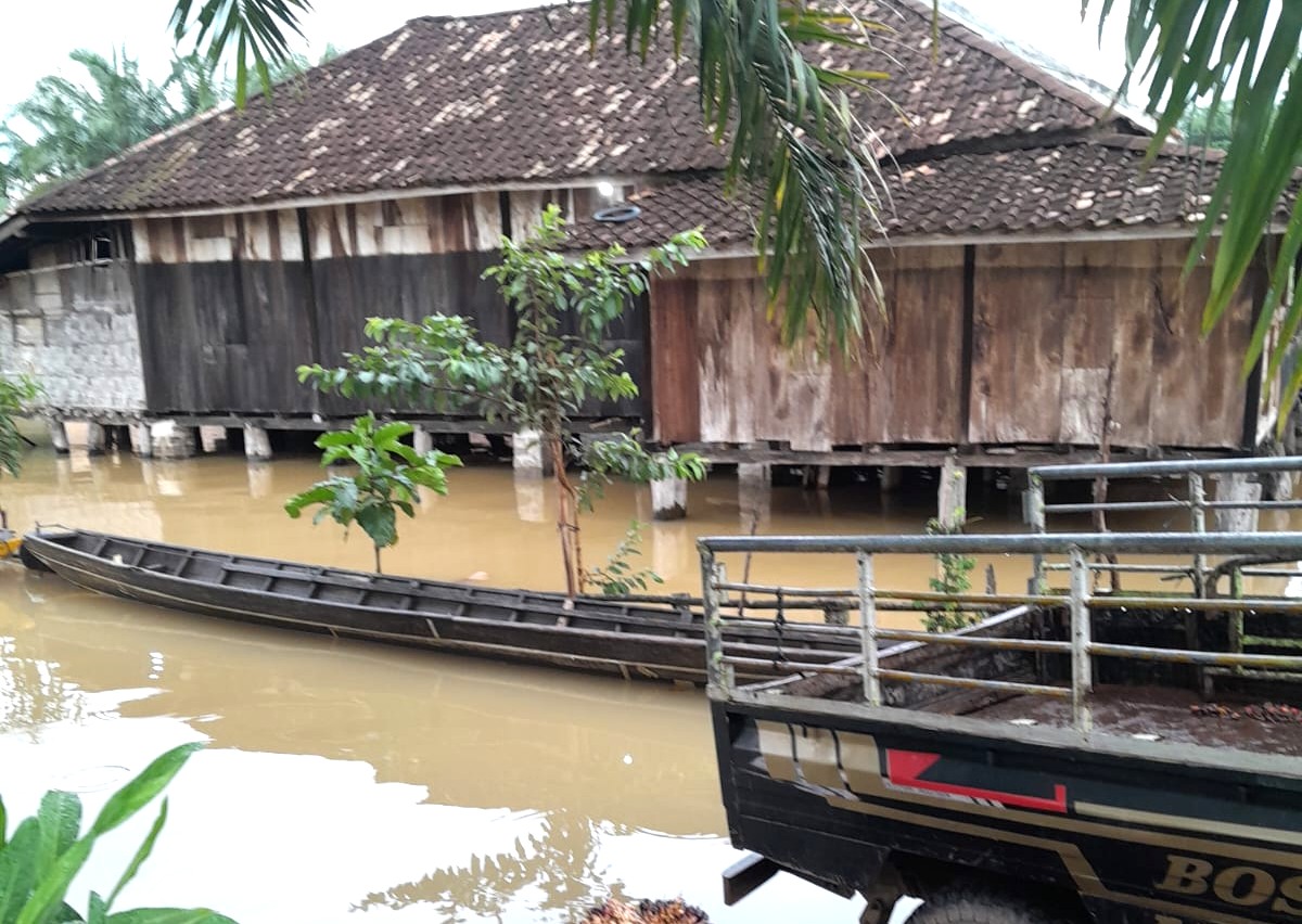 Sungai Meluap, Tiga Kampung di Way Kanan Dikepung Banjir