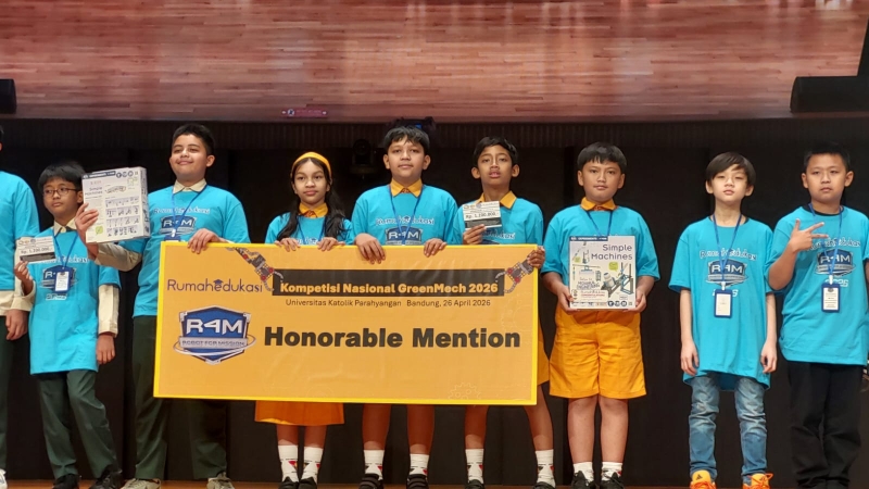 Siswa SD Sint Yoseph Kabanjahe Raih Honorable Mention di Ajang Robotik Nasional 2026