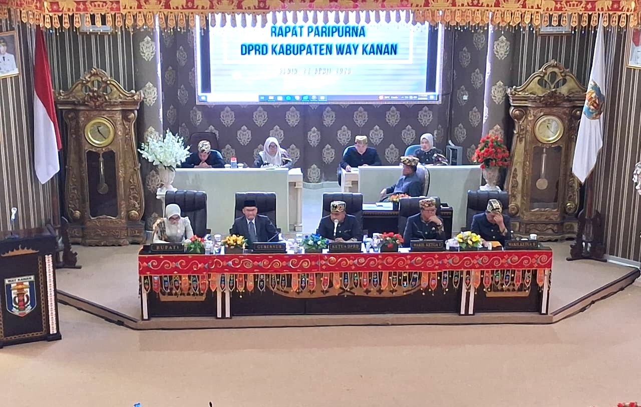 Paripurna Istimewa HUT ke-27 Way Kanan, SIKOP Jadi Fokus Utama Pembangunan