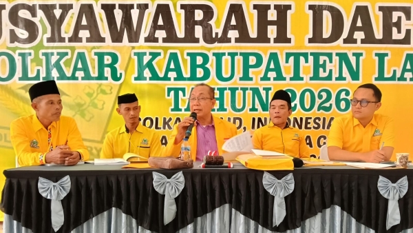 Tomi Ardi Terpilih Aklamasi Pimpin Golkar Lampung Barat Periode 2026–2031