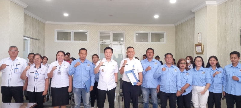 RSUD Liun Kendage Tahuna dan Dekopinda Sangihe Teken MoU, Dorong Penataan Usaha Penunjang Rumah Sakit