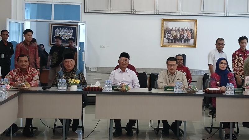 Tanggamus Dukung Percepatan Jalan Nasional, Bupati Saleh Asnawi Hadiri Rakor Kesiapan Lahan