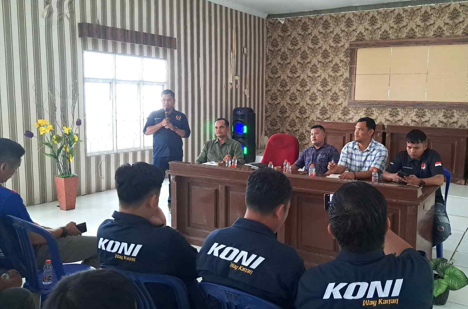 Gaspol Jelang Porkab! KONI Way Kanan Percepat Persiapan dan Tegaskan Disiplin Pengurus