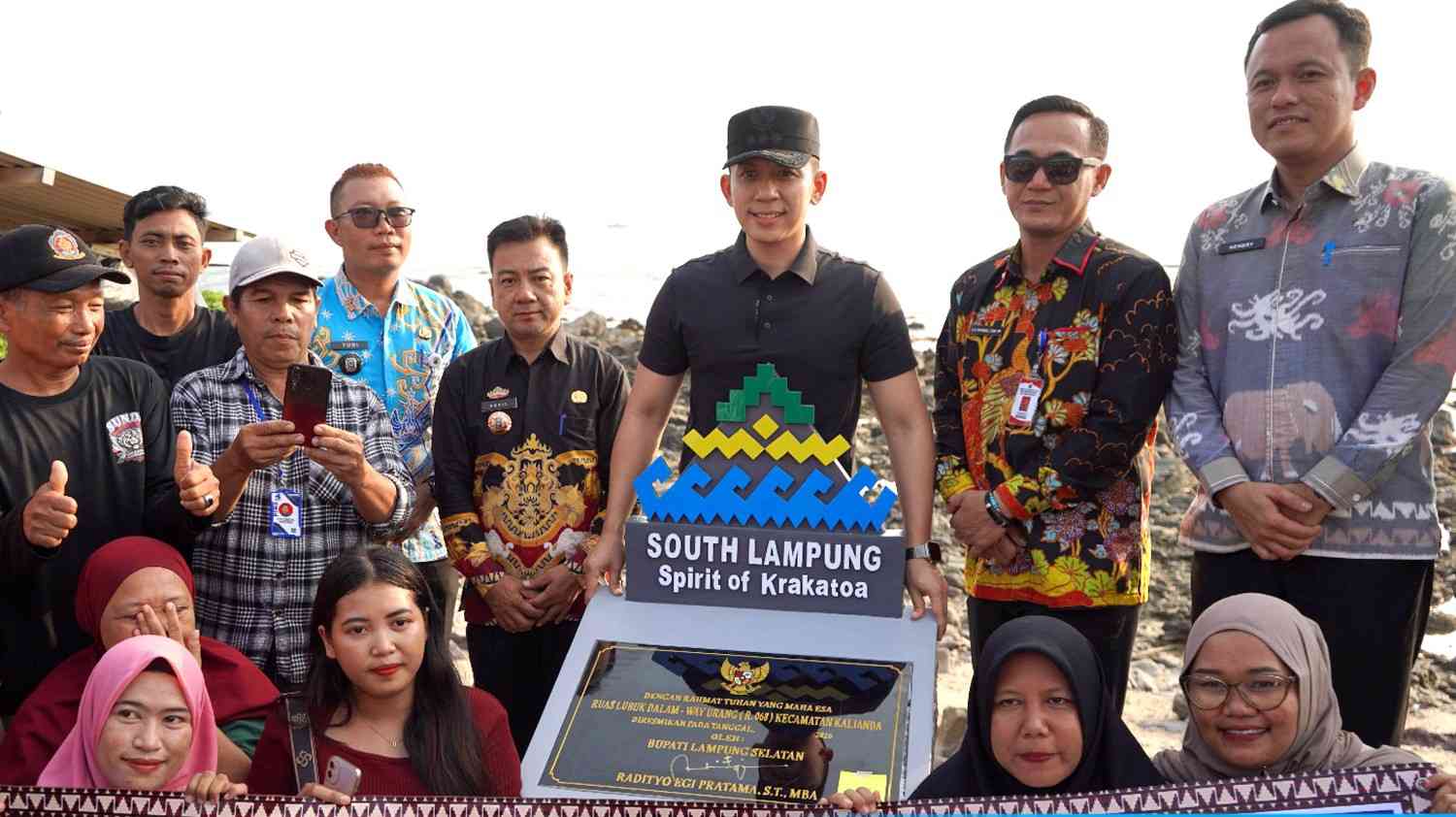 Jalan Lubuk Dalam–Way Urang Diresmikan, Akses Wisata dan Ekonomi Warga Kalianda Meningkat