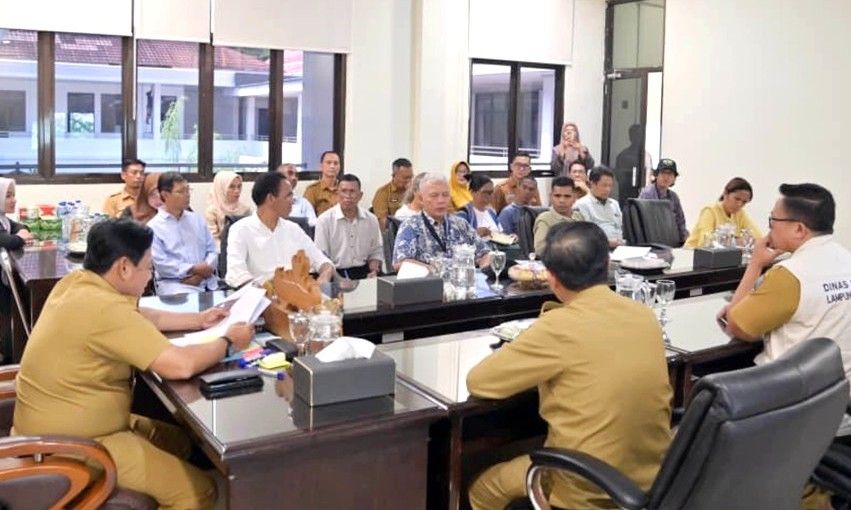Delegasi Timor Leste Belajar Ketangguhan Desa di Lampung Selatan