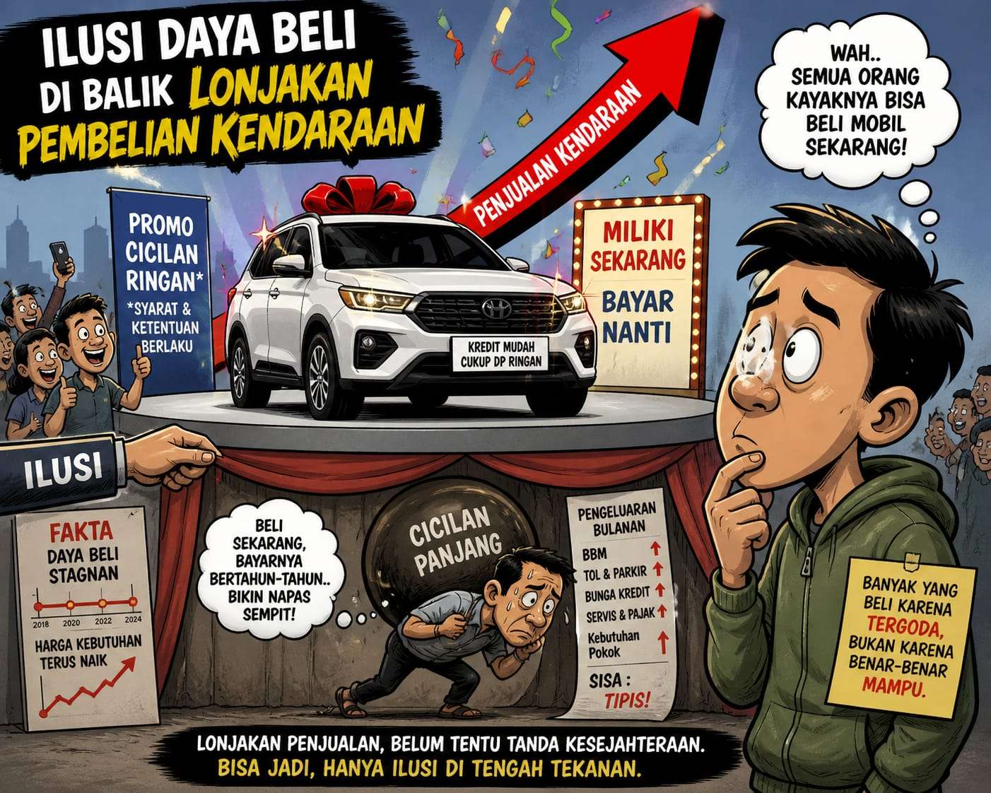 Transaksi Naik, Utang Jalan