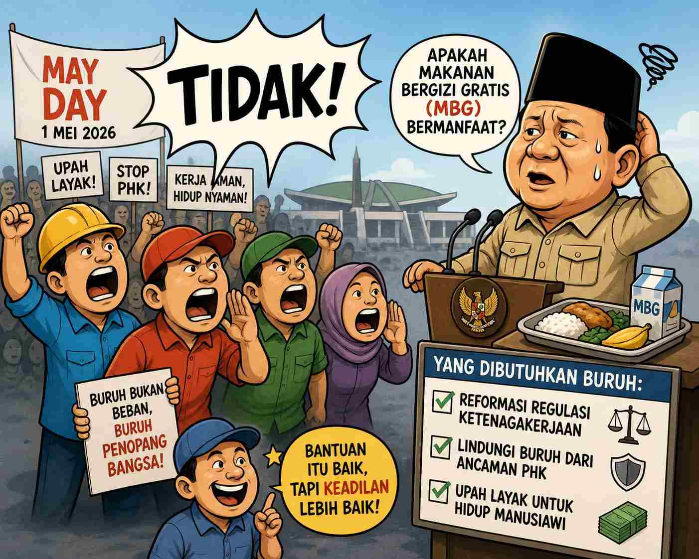 Ketika MBG Gagal Menyentuh Buruh 