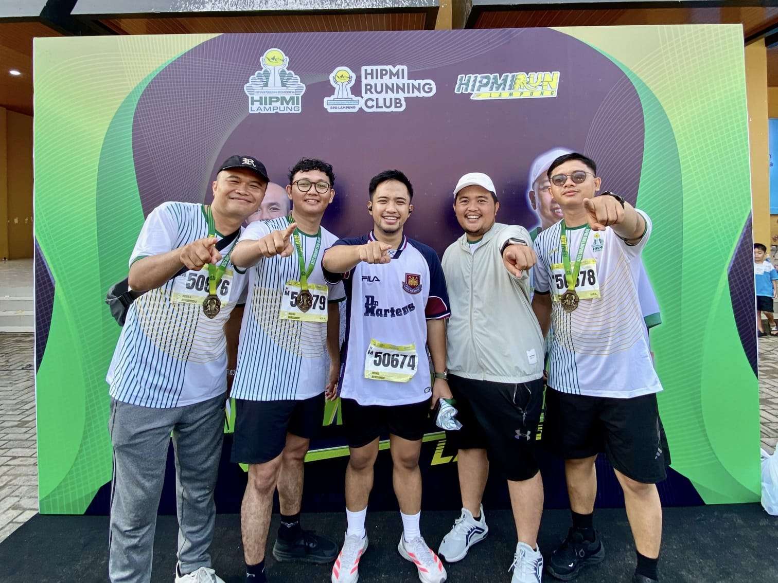 HIPMI Syari’ah Lampung Ramaikan HIPMI Half Marathon 2026