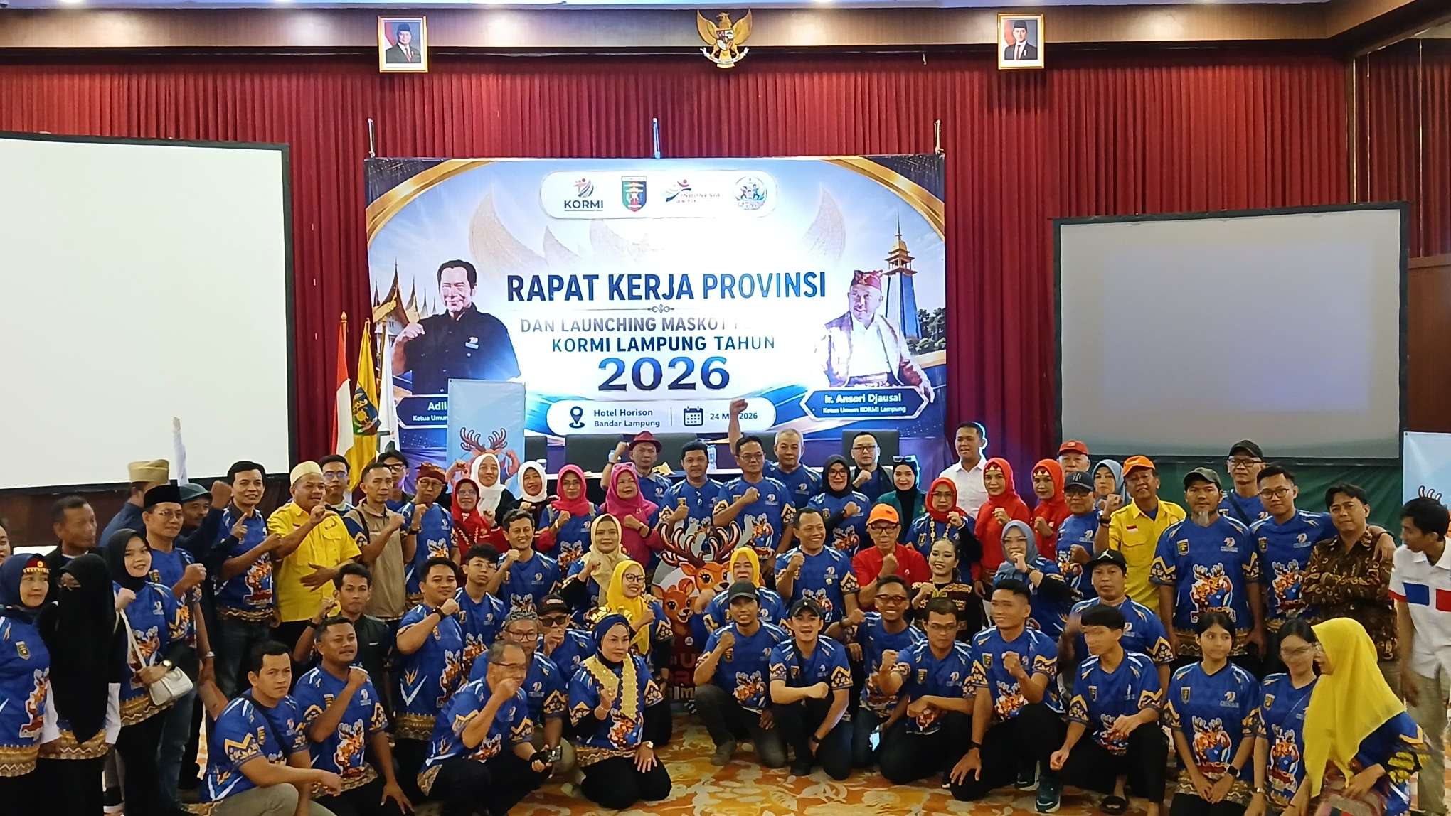 Sambut FORPROV I 2026, KORMI Lampung Resmi Luncurkan "Si UNCAL" Sebagai Maskot