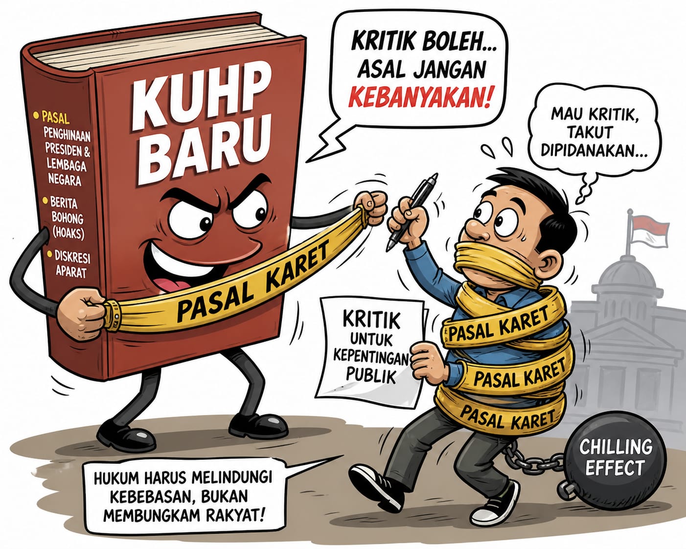Bayang-Bayang Kriminalisasi dalam KUHP Baru 