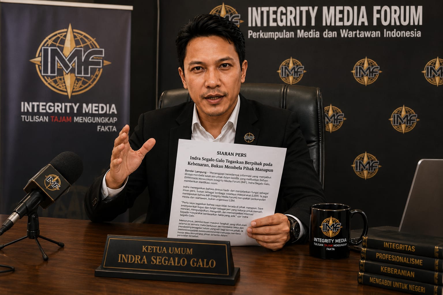 Dituduh Bela Salah Satu Pihak dalam Konflik Sofyan Dalom, Indra Segalo Galo Buka Suara