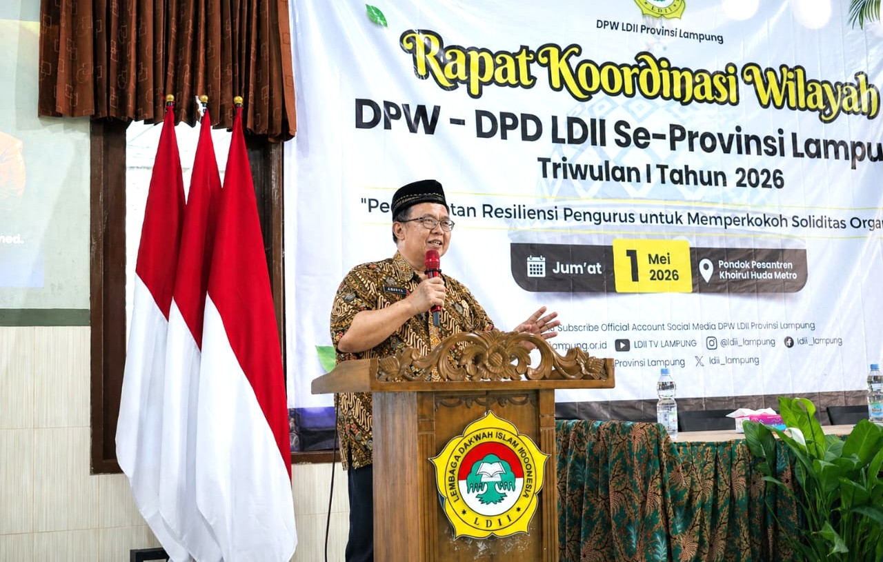 Ketua DPW LDII Lampung Tekankan Soliditas dan Resiliensi Organisasi