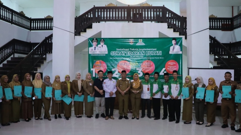 Perkuat Pengelolaan Zakat, Pemkab Pesibar Bentuk UPZ di Lingkungan OPD