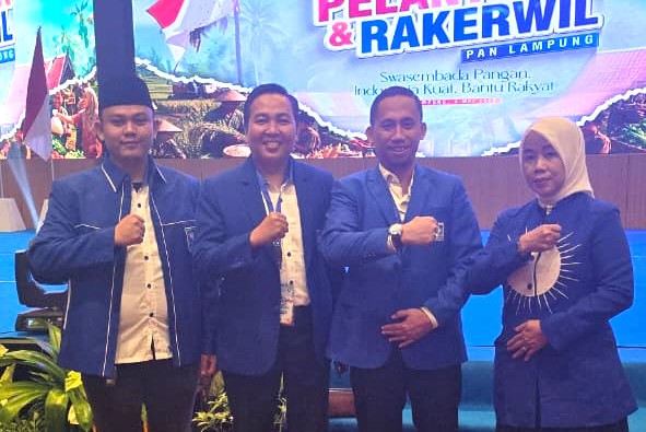 Solidkan Barisan, DPD PAN Way Kanan Hadiri Rakerwil PAN Lampung