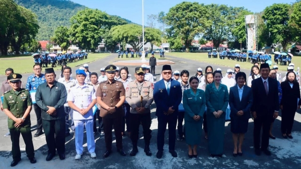 Pemkab Kepulauan Sangihe Gelar Apel Bersama, Momentum Perkuat Pelayanan dan Pendidikan