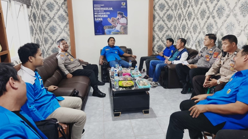 Binmas Polda Lampung Kunjungi KNPI Lampung, Perkuat Peran Pemuda dalam Menjaga Kamtibmas
