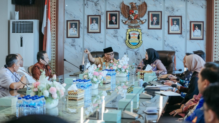 Gubernur Mirza dan Wali Kota Eva Bahas Penanganan Banjir Terintegrasi di Bandar Lampung