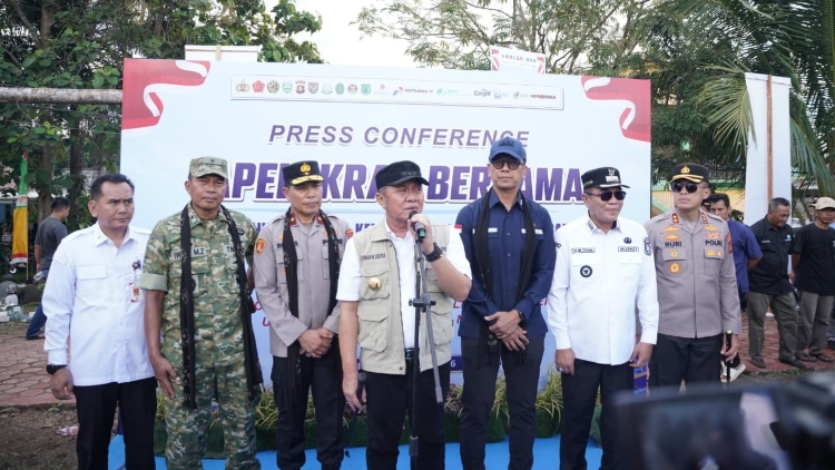 Polda Sumsel Perkuat Tata Kelola Energi Nasional, Gubernur Herman Deru Launching Sumur Minyak di Muba