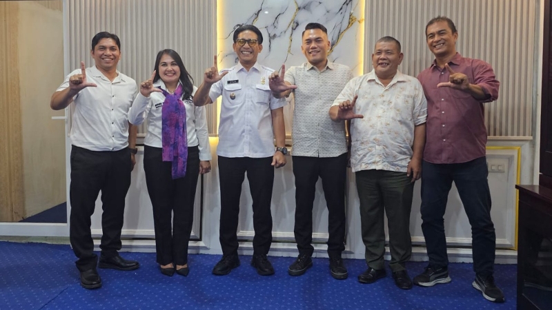 Ketua Laskar Gibran Sumut Temui Wakil Wali Kota Binjai, Bahas Penguatan UMKM