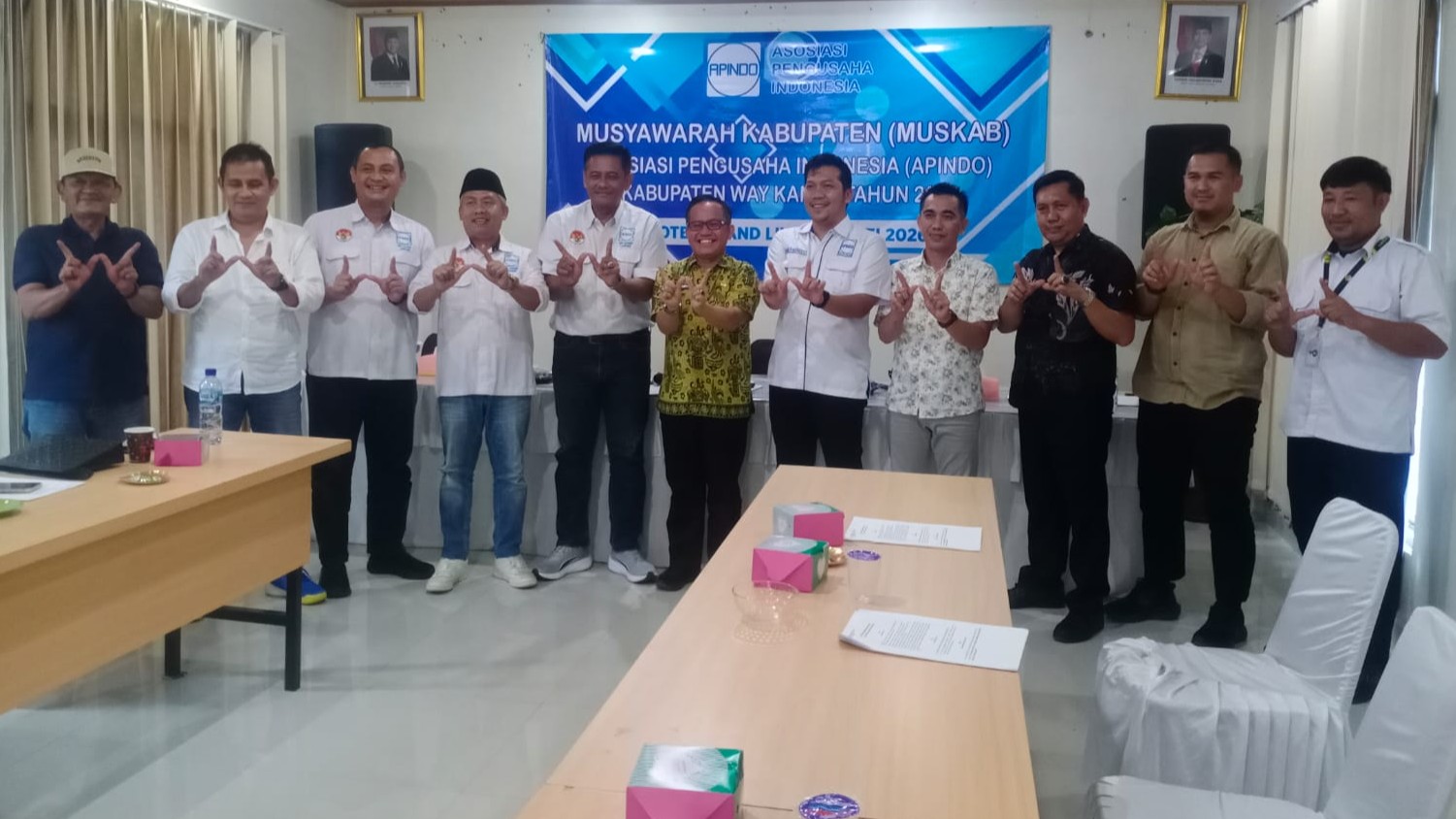 Muskab APINDO Way Kanan Tetapkan I Gede Budi Artana Sebagai Ketua Baru