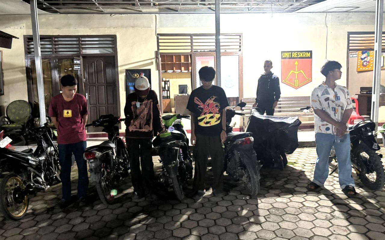 Respon Cepat Laporan 110, Polisi Bubarkan Balap Liar di Tiuh Balak Baradatu