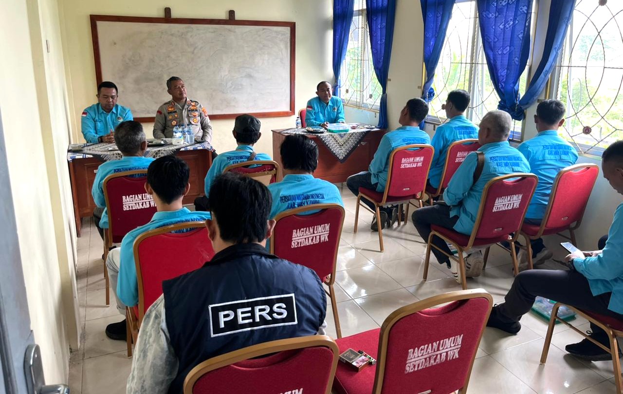Sinergi Polri dan Media, Kapolres Way Kanan Sambangi Sekretariat PWI