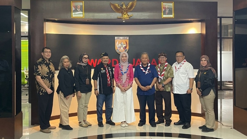 Kwarda Lampung Studi Pembelajaran Badan Usaha Pramuka di Jawa Barat Bersama Wagub Jihan