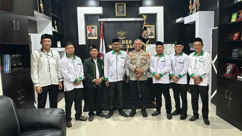 Sambut Hari Bhayangkara ke-80, Polres Way Kanan dan PCNU Gelar Lomba Rebana hingga Istigasah