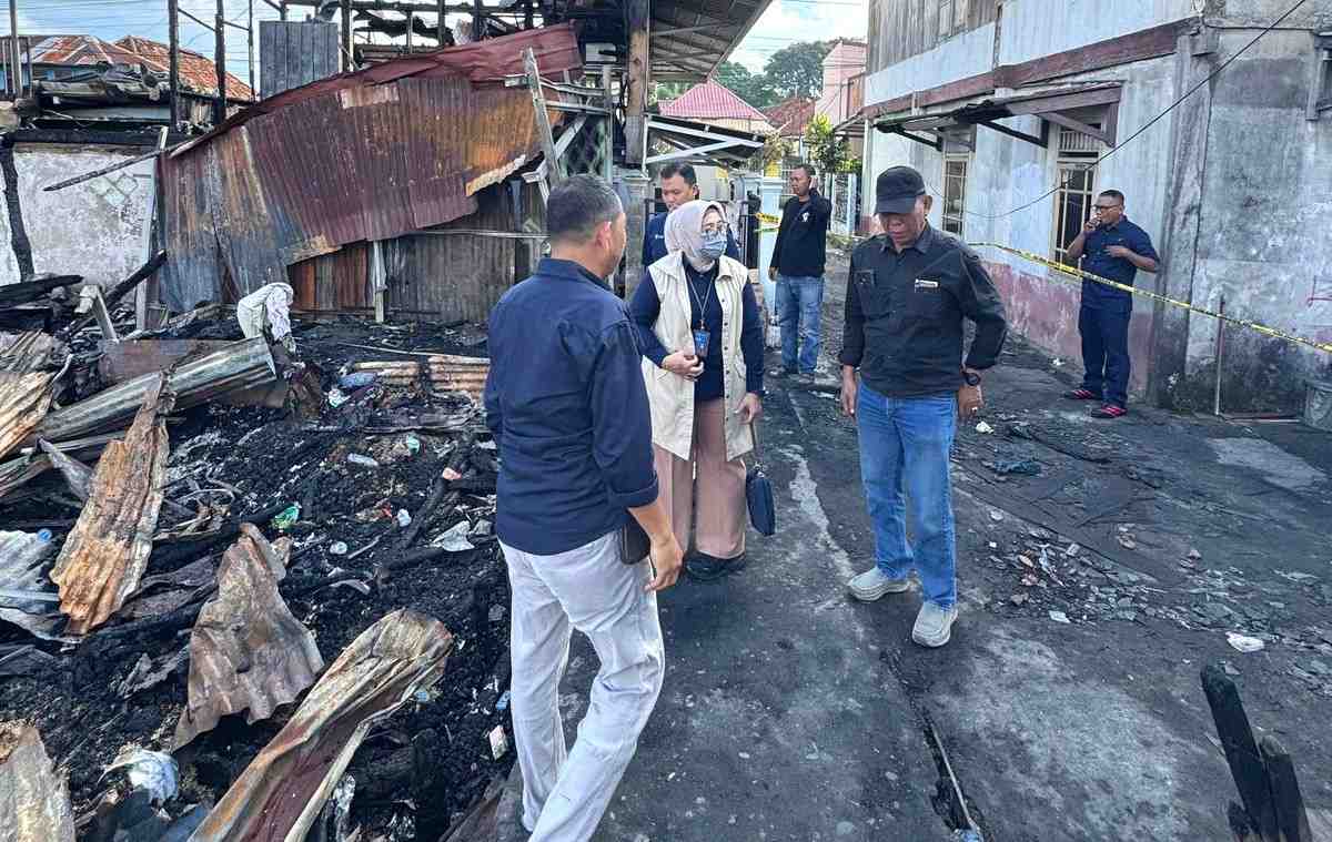 Gerak Cepat Pusri Bantu Korban Kebakaran di 1 Ilir Palembang, Salurkan Sembako hingga Posko Darurat