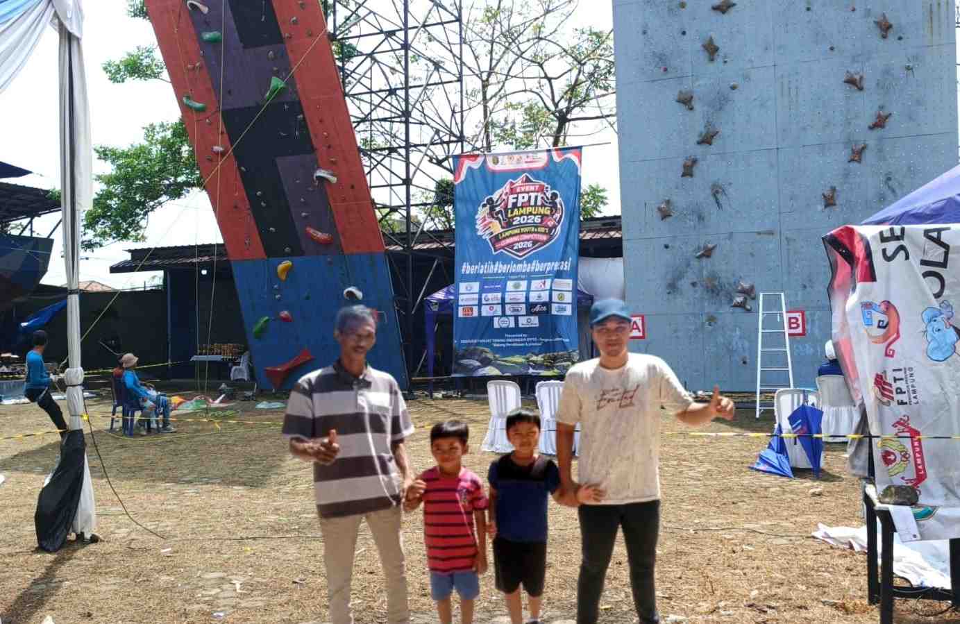 FPTI Way Kanan Cetak Juara di Tengah Minimnya Fasilitas Latihan