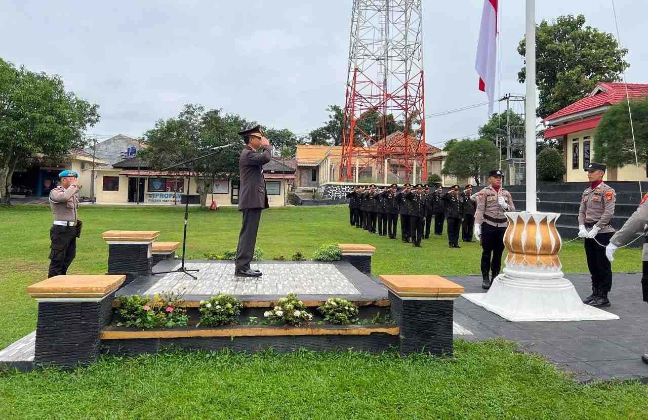 Wakapolres Way Kanan Pimpin Upacara Hari Kebangkitan Nasional ke-118