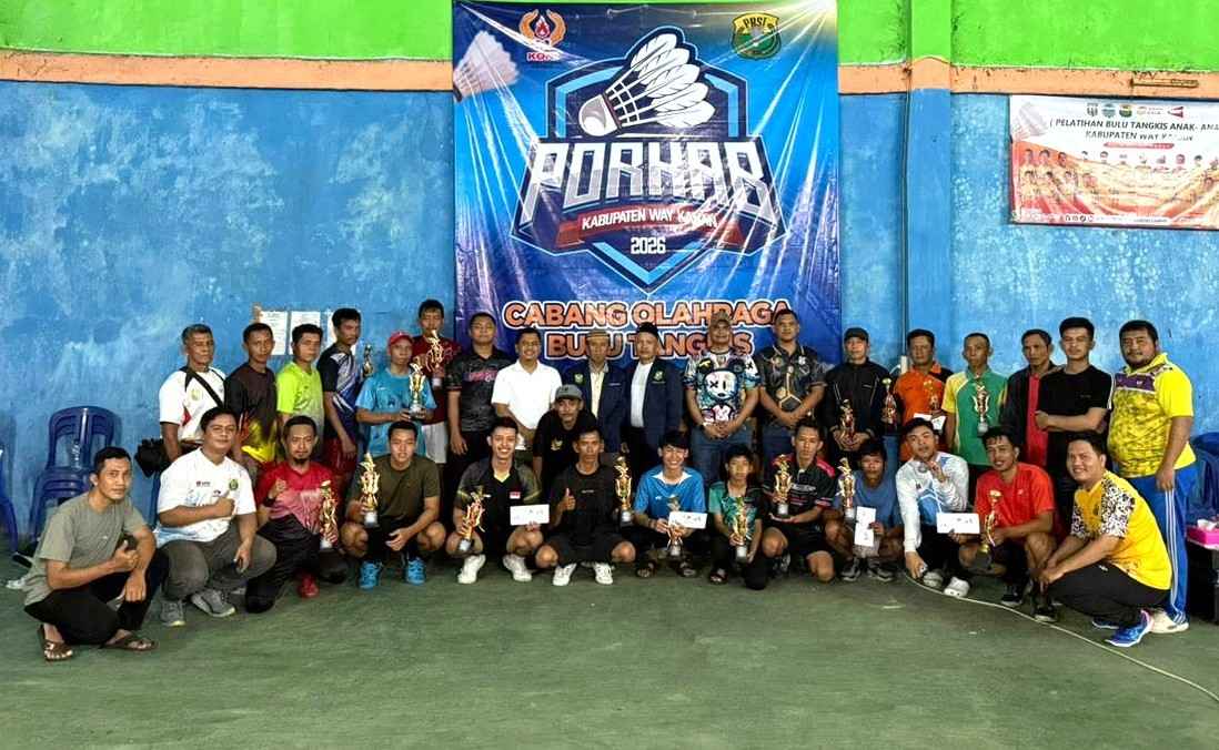 PORKAB Way Kanan 2026 Jadi Titik Awal Regenerasi Atlet Bulutangkis Menuju Porprov