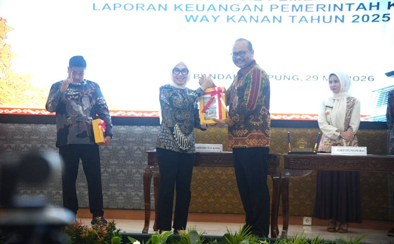 16 Kali Berturut-turut! Way Kanan Kembali Raih Opini WTP dari BPK
