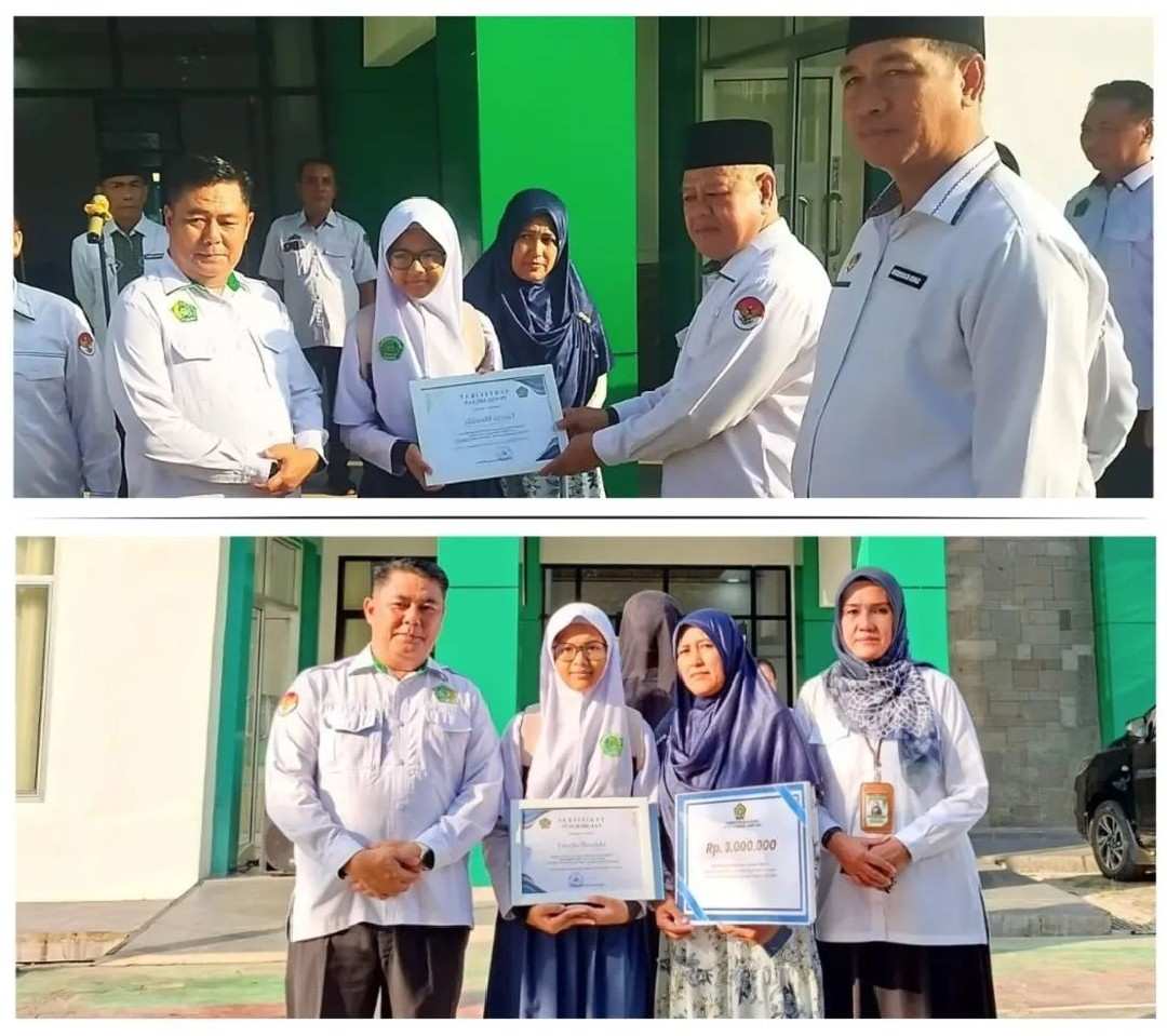 Siswa MTsN 1 Bandar Lampung Raih Juara Umum, Terima Apresiasi dari Kemenag Kota Bandar Lampung